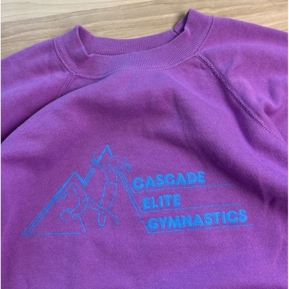 Vintage Games Graphic Crew Neck Sweatshirt Cascade Elite Gymnastics Women's XL - Picture 2 of 7